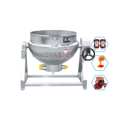 304 Stainless Steel Gas Cooking Mixer Jacketed Kettle for Food Processing Equipment