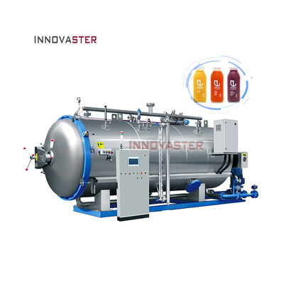 Multifunctional Industrial Horizontal Steam Food Glass Jars Tin Can Sterilizer Retort Autoclave