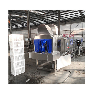 Field Installation Commissioning Molding Trays Cleaning Machine for Customized Containers