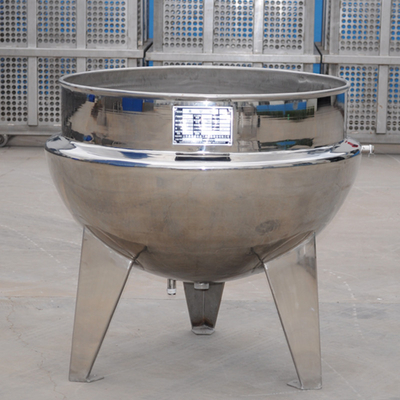 Stainless Steel Electric Gas Steam Heating Cheese Meat Sauce Cooking Kettle with Agitator Mixer