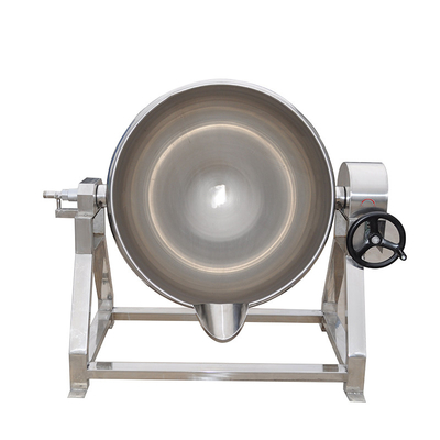 Stainless Steel Electric Gas Steam Heating Cheese Meat Sauce Cooking Kettle with Agitator Mixer