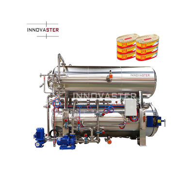 Retort Autoclave Steam Sterilization Process for Packaged Food Canned Poultry and Beef