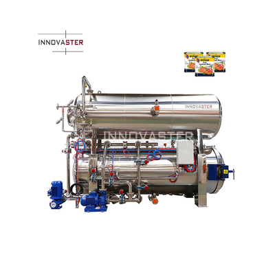 3P Water Bath Sterilizer Autoclave System for Tin Canned Tomato Fish Tuna Retort Machine