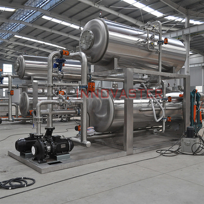 3P Water Bath Sterilizer Autoclave System for Tin Canned Tomato Fish Tuna Retort Machine