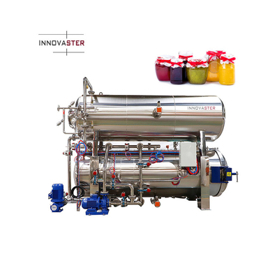 3P Full Automatic/Manual High Temperature Steam Water Bath Autoclave Sterilization Retort