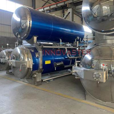 3P Full Automatic/Manual High Temperature Steam Water Bath Autoclave Sterilization Retort