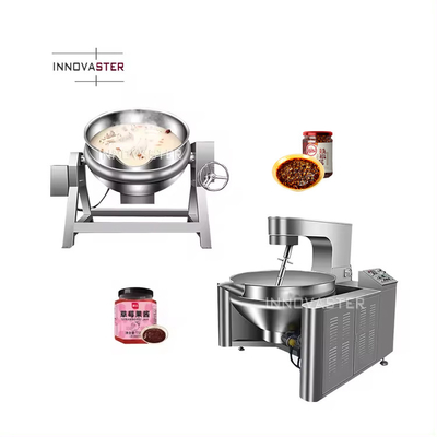 Boiling and Mixing Function Electric Heating Caramel Cooking Machine with Mixer 200L
