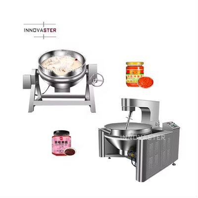 50-600L Electric/Steam/Oil Heating Automatic Double Jacketed Kettle With Mixer Stirrer