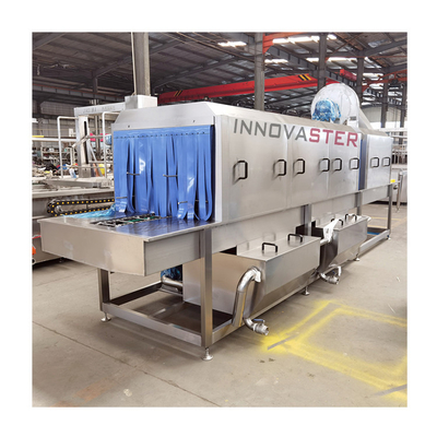 Compact Construction Fabrication for Customized Molds/Crates/Container Washing Machine