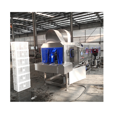 6100*1700*1700mm CIP Cleaning Machine for Customized Mode Container Crate Washers