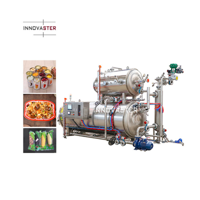 High Temperature Sterilization Glass Bottle Retort Machine for Food Automatic Autoclave