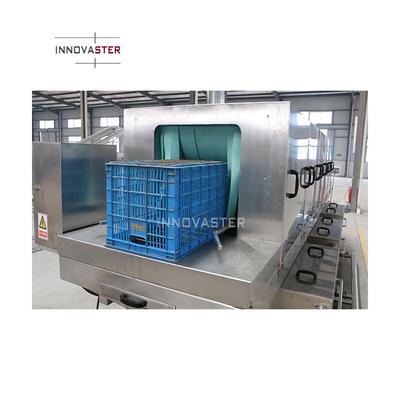 SUS304 Stainless Steel Fully Automatic High Pressure Basket Washing and Drying Machine