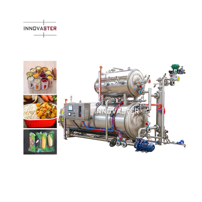 1100*1200*1500MM Spray Type Steam Fish Canned Food Sterilization Autoclave Retort Machine