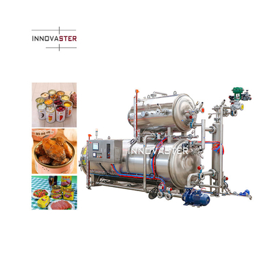 Physical Sterilization Small Water Immersion Retort Machine for Ready-to-Eat Meals