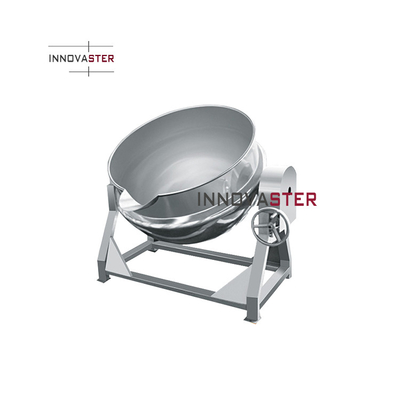 50L Double Jacketed Kettle Cooking Gas Heating Mixer for Vegetable Processing Plant