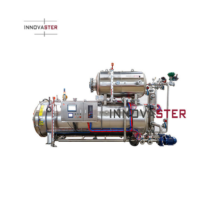 Automatic Batch Retort Steam Sterilization Food Machine for Canned Food Processing