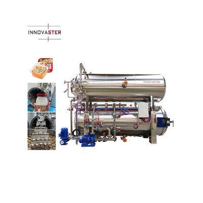 2100 KG Food Sterilizing Machine for Full Automatic Canned Tuna Steam Sterilizers