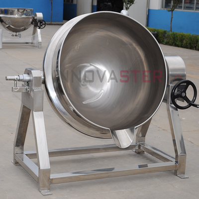Jacketed Kettle for Curry Paste Making in Vegetable Processing Plant Gas Heating Cooker