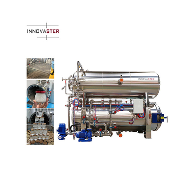 Farms Automatic Water Immersion Canned Tomato Paste Autoclave Sterilization Retort Machine 1100*1200*1500MM