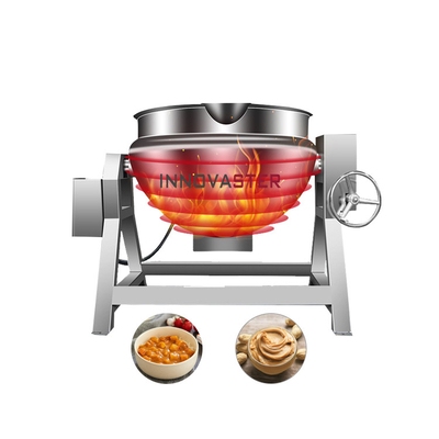 500L Big Capacity Electric/Steam/Oil Heating Jacketed Kettle for Vegetable Processing