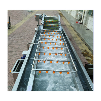 Drying Bubble Type Brush Tomatoes Root Leafy Vegetables Washing and Drying Machine 512 KG