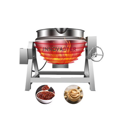 Steam Cooker Machine Jacketed Kettle for Lotus Jujube Paste Curry 50-600L Capacity