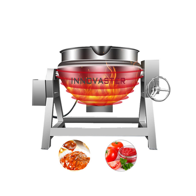 Vegetable Processing Plant Application Steam Pot Mixer for Soups and Jam Pastries Cooking