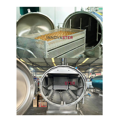 2100 KG Capacity Institute/Lab Test Automatic Glass Cans Bottle Sterilizer Retort Machine
