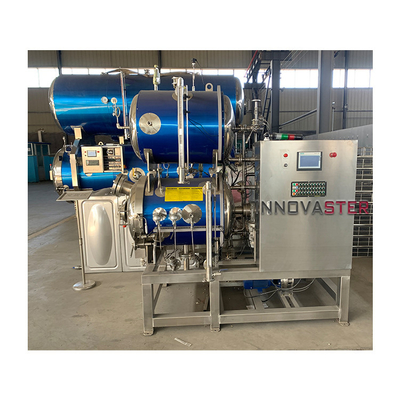 Stainless Steel Food Sterilizer Autoclave Retort Machine for Food Beverage 2100 KG