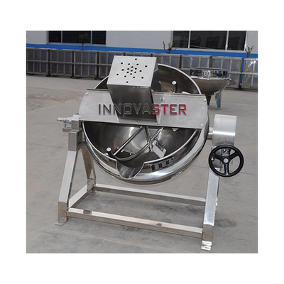 615KG Weight Industrial Steam/Gas/Electric Jacketed Cooking Kettle with Agitator