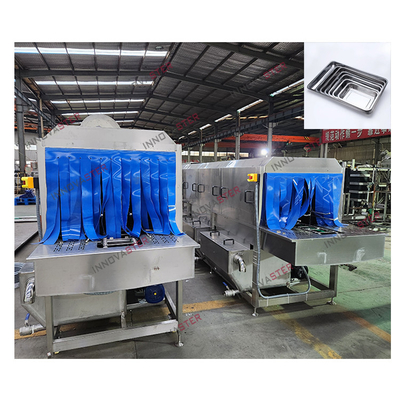 Automatic Cleaning Machine with Industrial Silver Washer and PP/SUS304 Container Molds