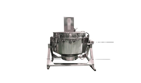 50-600L Gas Heating Meat Soup Making Jacketed Kettle Cooking Pot Mixer Tipping Machine