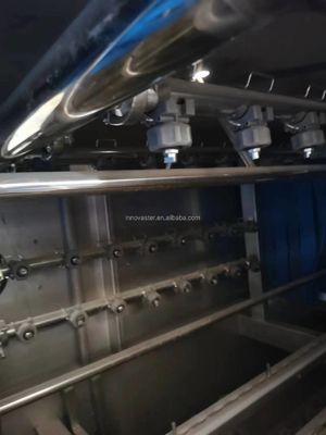 Industrial Automatic Plastic Container Washing Machine 18kw Power and 215 KG Capacity