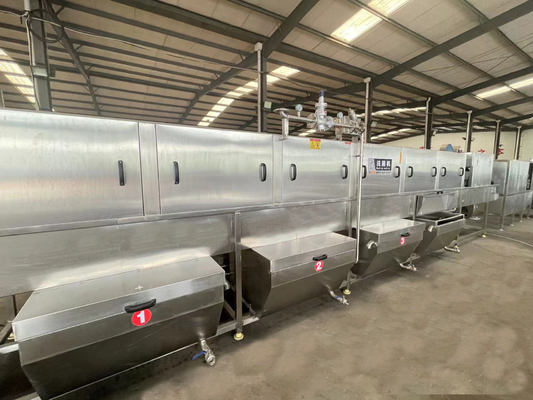 Fully Automatic Industrial Washing Machine for Fast and Cleaning of Plastic SUS Trays