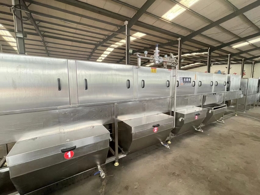 Industrial Automatic Plastic Trays Washing Machine Creates Large Number for Food Shop