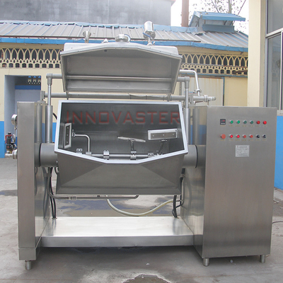 Food Beverage Horizontal Inclinable Cooking Mixer for Coco Syrup and Sugarcane Syrup