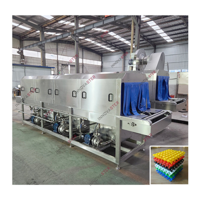 Powerful 18kw Washing Machine for Labor Saving Cleaning of Plastic Bins Farm Trays