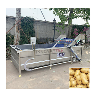Commercial Cleaning Fruits Machine 512 KG Capacity for Automatic Vegetable Washing