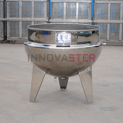 Customizable Capacity Tilting Type Industrial Jacketed Cooking Kettle with Agitator