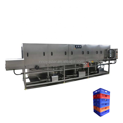 380/480V Voltage Silver Plastic Crates Washing Machine for Fast and Thorough Cleaning