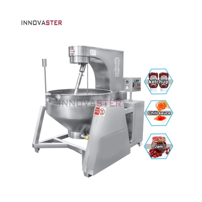 Automatic Tilting Planetary Food Processing Machine with Stirrer and Heating System