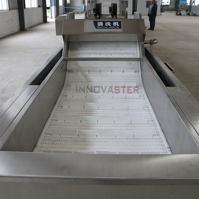 Automatic Salad Leaf Vegetable Processing Line Washer with 6000*1400*2400 Dimensions