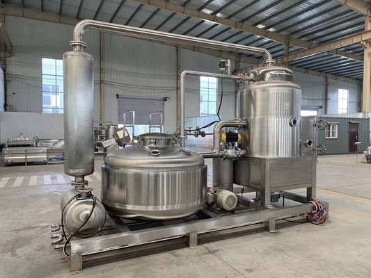 Steam Heating Medium Deep Vacuum Fryer 960 KG Capacity for Banana Apple Potato Chips
