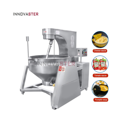 Silver Automatic Cooking Mixer/Jacketed Cooking Kettle/Mixer Cook with Electric Heating