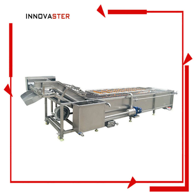 6000*1400*2400 Industrial Washing Tunnel for Fruit and Vegetable Cleaning in Beverage
