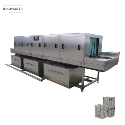 SUS304 Stainless Steel Pallet Washing Machine Customized Solution for Crate Cleaning