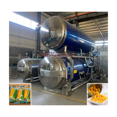 1100*1200*1500MM High Temperature Sterilization Rice Retort for Food Processing Plant