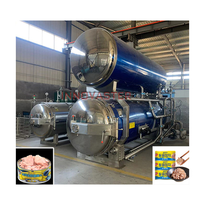 Food Grade Soup Pet Bottle Water Spray High Temperature Sterilization 3P Autoclave Retort