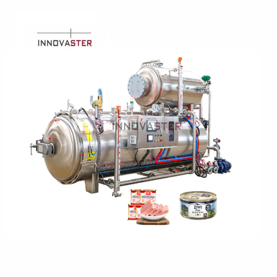 High Temperature Sterilization Retort Machine for 2100 KG Food Spout Pouch Packaging
