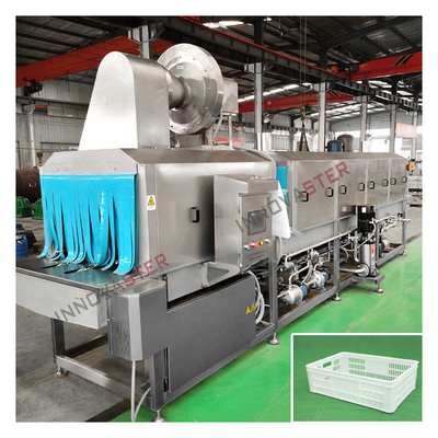 Plastic Crates and Baskets Pallet Washing Machine with High Pressure Steam Heating